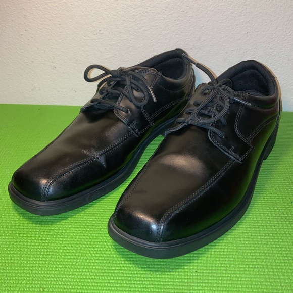 TREDSAFE Black Rubber Slip Resistant Clogs Shoes Oxford Mens Sz 13 W-Restaurant - Picture 2 of 7